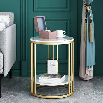 Table basse marbre ronde