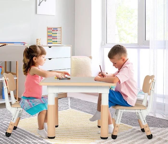 Table pour enfant multifonction, 2 chaises