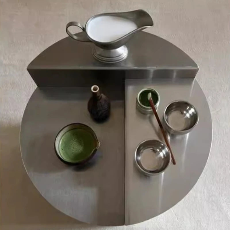 Table basse métal ronde