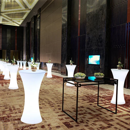 Table haute de soirée LED