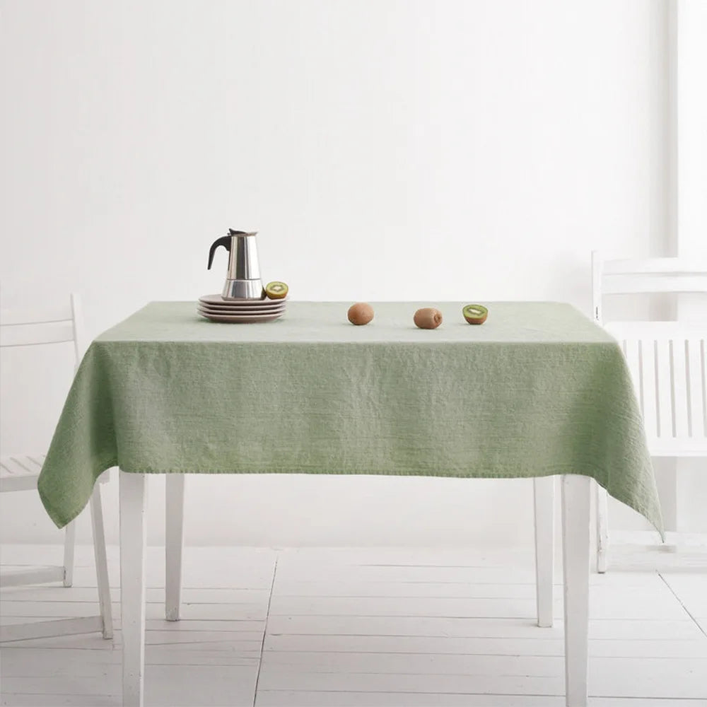 Nappe rectangulaire en lin