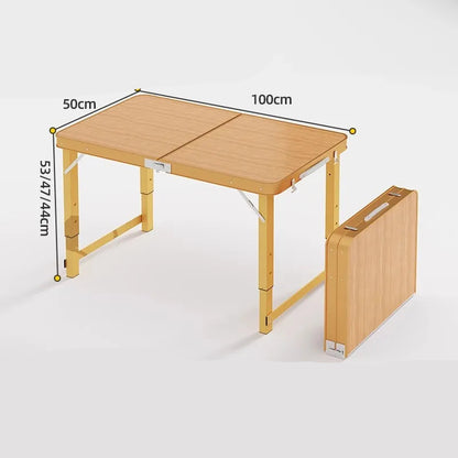 Table de jardin pliable ajustable