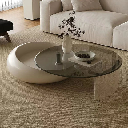 Table basse en verre gigogne
