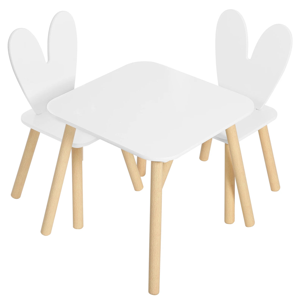 Table enfant carré en bois