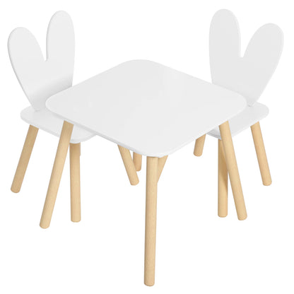 Table enfant carré en bois