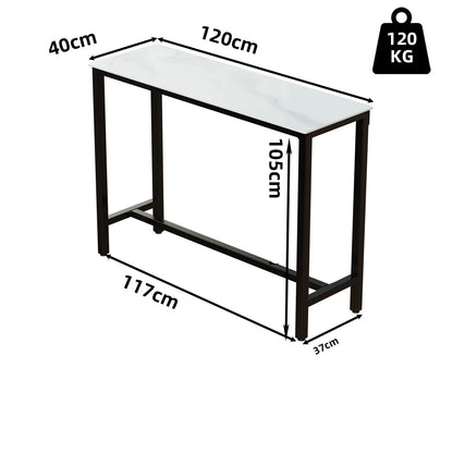 Table haute rectangulaire