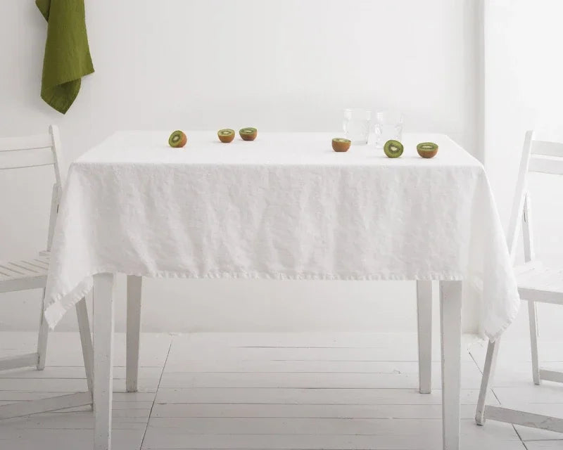 Nappe rectangulaire en lin