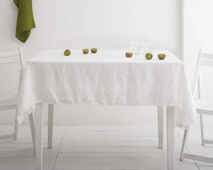 Nappe rectangulaire en lin