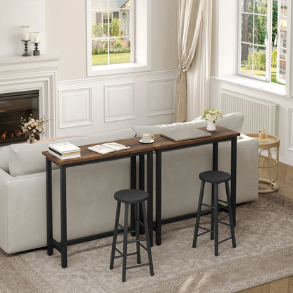 Table haute vintage MDF