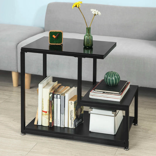 Table basse en verre carre