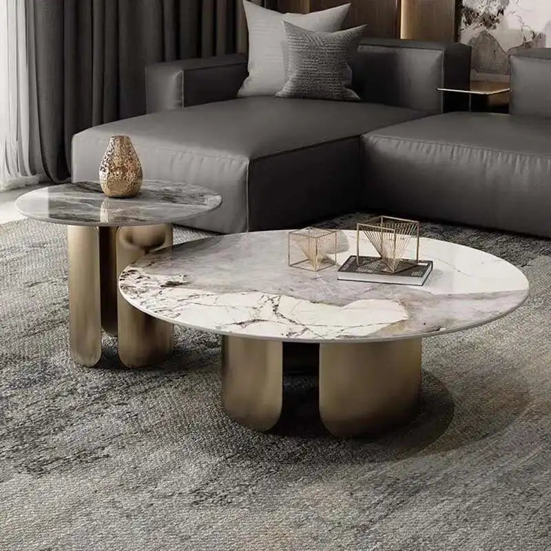 Table basse marbre gigogne