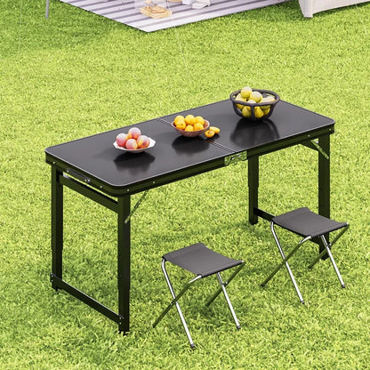 Table de jardin pliable ajustable