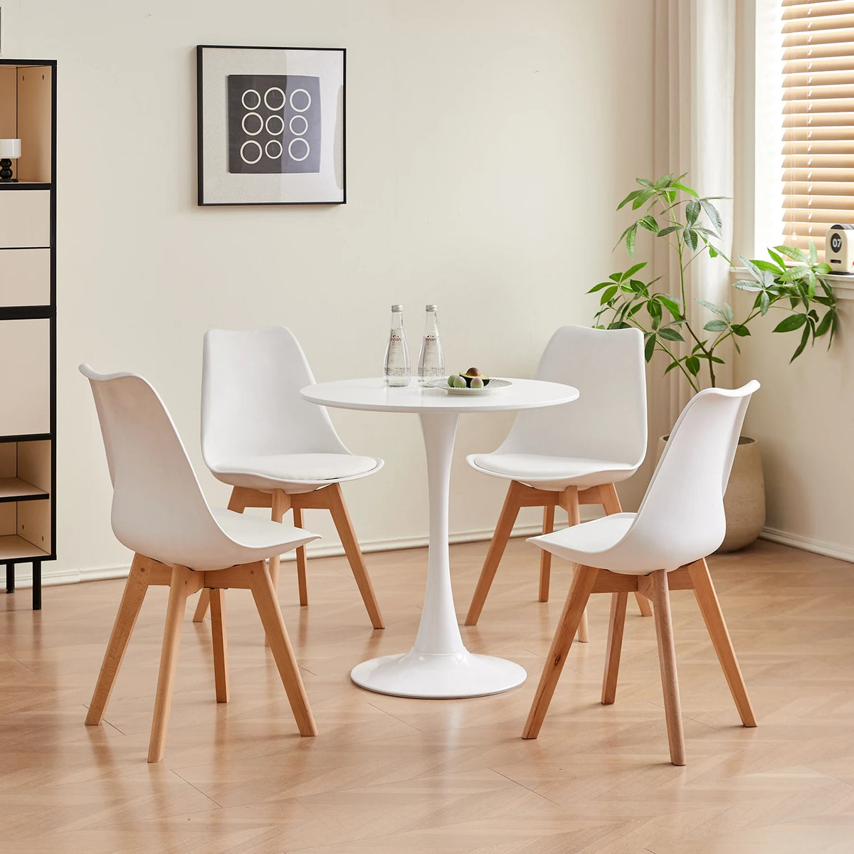 Table haute ronde design