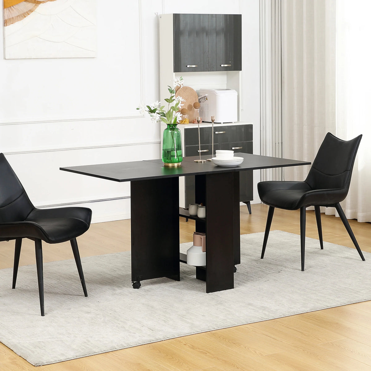 Table pliante noir